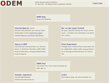 Tablet Screenshot of odem.org