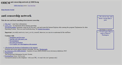 Desktop Screenshot of censorship.odem.org