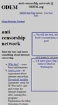 Mobile Screenshot of censorship.odem.org